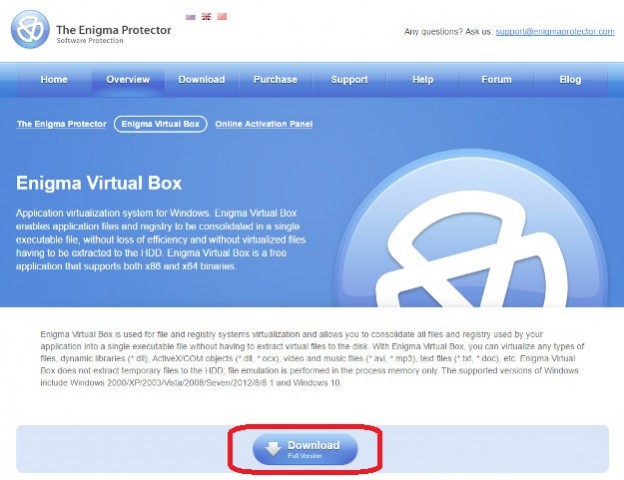 Enigma Virtual Box 10.50.20231018 download the last version for windows