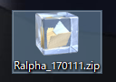 Ralpha Image ResizerのZIPファイル