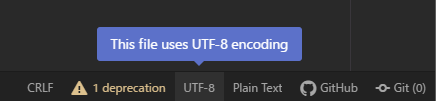 UTF-8をクリック